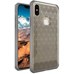Coque IPhone X Et XS Silicone Style Geo Gris