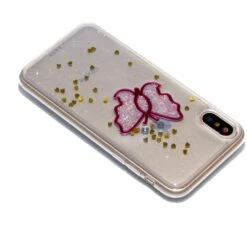 Coque IPhone X Et XS Fantaisie Poudre Papillion Rose -All For Phone Magasin coque iphone x frac1743 3