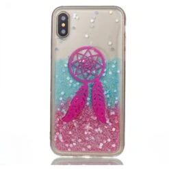 Coque IPhone X Et XS Fantaisie Poudre Attrape Rêves Rose