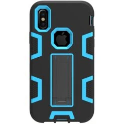 Coque IPhone X Et XS Silicone Hybrid Cool Armor Bleu