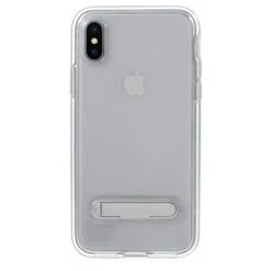 Coque IPhone X Et XS Plastique Avec Contour Hybrid Argent