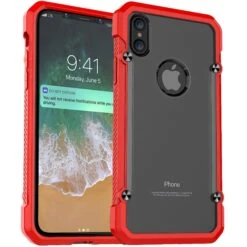 Coque IPhone X Et XS Antichoc Et Résistante Rouge -All For Phone Magasin coque iphone x frac1773 1