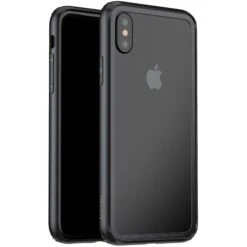 Coque IPhone X Et XS Style Bumper Design BASEUS Noir
