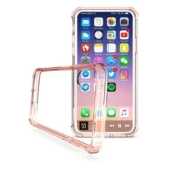 Coque IPhone X Et IPhone XS Transparent Et Resistant Elegant Rose -All For Phone Magasin coque iphone x frac1779 1