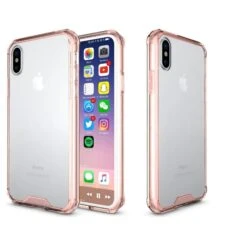 Coque IPhone X Et IPhone XS Transparent Et Resistant Elegant Rose -All For Phone Magasin coque iphone x frac1779 2