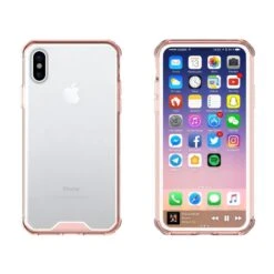 Coque IPhone X Et IPhone XS Transparent Et Resistant Elegant Rose -All For Phone Magasin coque iphone x frac1779 3