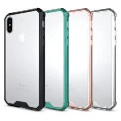 Coque IPhone X Et IPhone XS Transparent Et Resistant Elegant Rose -All For Phone Magasin coque iphone x frac1779 4