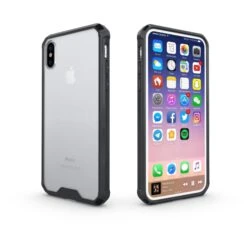 Coque IPhone X Et XS Transparent Et Resistant Elegant Noir -All For Phone Magasin coque iphone x frac1781 11