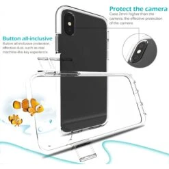 Coque IPhone X Et XS Antichoc Super Combo Blanc -All For Phone Magasin coque iphone x frac1782 4