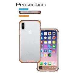 Coque Antichoc Transparente IPhone X Et XS Rose -All For Phone Magasin coque iphone x frac2053 6