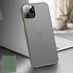 Coque Aspect Clear Avec Bords Silicone Antichocs IPhone X Et IPhone XS Vert -All For Phone Magasin coque iphone x frac3224 1