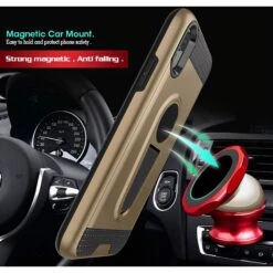 Coque IPhone XR Hybride Avec Support Or -All For Phone Magasin coque iphone xr frac2087 3