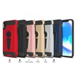 Coque IPhone XR Hybride Avec Support Or -All For Phone Magasin coque iphone xr frac2087 6