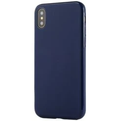 Coque IPhone XR Silicone Avec Support Magnétique Interne Sulada Bleu