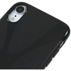 Coque Silicone IPhone XR "X Shape" Noir -All For Phone Magasin coque iphone xr frac2128 2