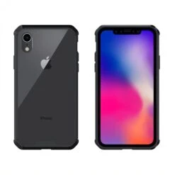 Coque Silicone IPhone XR Coque Hybrid Antichocs Noir -All For Phone Magasin coque iphone xr frac2700 1