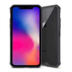 Coque Silicone IPhone XR Coque Hybrid Antichocs Noir -All For Phone Magasin coque iphone xr frac2700 2