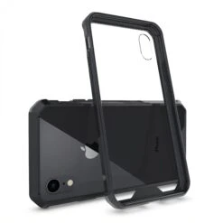 Coque Silicone IPhone XR Coque Hybrid Antichocs Noir -All For Phone Magasin coque iphone xr frac2700 3