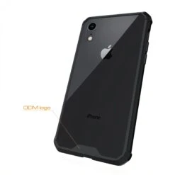 Coque Silicone IPhone XR Coque Hybrid Antichocs Noir -All For Phone Magasin coque iphone xr frac2700 7