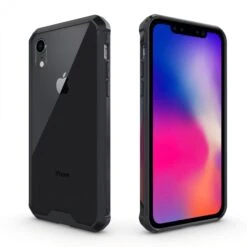 Coque Silicone IPhone XR Coque Hybrid Antichocs Noir -All For Phone Magasin coque iphone xr frac2700 9