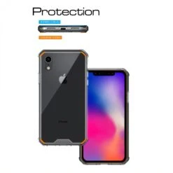 Coque Silicone IPhone XR Coque Hybrid Antichocs Transparent -All For Phone Magasin coque iphone xr frac2701 4