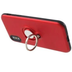 Coque Antichocs IPhone XS Et IPhone X Hybride Avec Support Rouge -All For Phone Magasin coque iphone xs frac2056 5