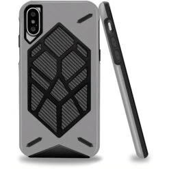 Coque IPhone XS Et IPhone X Antichoc Geometric Gris -All For Phone Magasin coque iphone xs frac2064 2