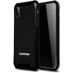 Coque Silicone IPhone XS Et IPhone X Hybride Antichocs Noir