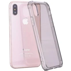 Coque IPhone Xs Et IPhone X Antichoc En Silicone Gris