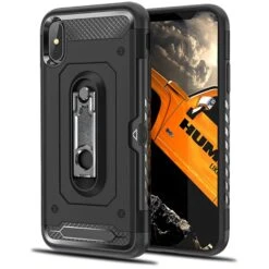 Coque Antichoc IPhone XS Et IPhone X Armor Rugged Noir