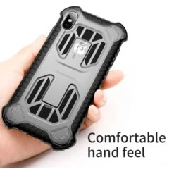 Coque IPhone XS Antichocs Baseus Cold Front Noir -All For Phone Magasin coque iphone xs frac2095 10