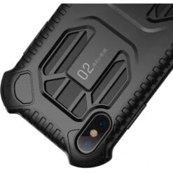 Coque IPhone XS Antichocs Baseus Cold Front Noir