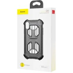 Coque IPhone XS Antichocs Baseus Cold Front Noir -All For Phone Magasin coque iphone xs frac2095 3