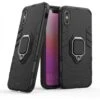 Coque IPhone XS Antichocs Hybride Avec Anneau Noir -All For Phone Magasin coque iphone xs frac2139