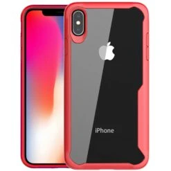 Coque IPhone XS Max Antichoc Avec Bords Renforcés Rouge