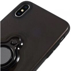 Coque Silicone IPhone XS Max Hybride Stripes Style Noir -All For Phone Magasin coque iphone xs max frac2096 5