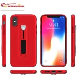 Coque Antichoc IPhone XS Max Sliding Rouge -All For Phone Magasin coque iphone xs max frac2105 2