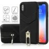Coque Antichoc IPhone XS Max Avec Support En Metal Noir -All For Phone Magasin coque iphone xs max frac2113