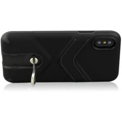 Coque Antichoc IPhone XS Max Avec Support En Metal Noir -All For Phone Magasin coque iphone xs max frac2113 3