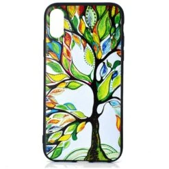 Coque Silicone IPhone XS Arbre En Couleurs -All For Phone Magasin coque iphone xs max frac2121 1