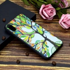 Coque Silicone IPhone XS Arbre En Couleurs -All For Phone Magasin coque iphone xs max frac2121 5