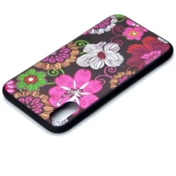 Coque Silicone IPhone XS Max Flowers Noir -All For Phone Magasin coque iphone xs max frac2123 3
