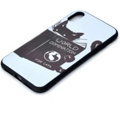 Coque Silicone IPhone XS Max Cat Reading Noir -All For Phone Magasin coque iphone xs max frac2127 2