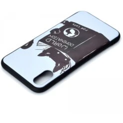 Coque Silicone IPhone XS Max Cat Reading Noir -All For Phone Magasin coque iphone xs max frac2127 3