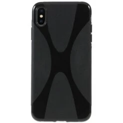 Coque Silicone IPhone XS Max Antiglisse Noir
