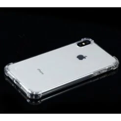 Coque Silicone Transparente IPhone XS Max Aux 4 Coins Renforcés Transparent