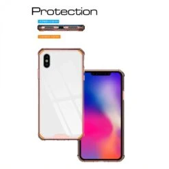 Coque Silicone IPhone XS Max Coque Hybrid Antichocs Fushia -All For Phone Magasin coque iphone xs max frac2698 4