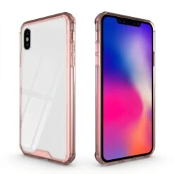Coque Silicone IPhone XS Max Coque Hybrid Antichocs Fushia -All For Phone Magasin coque iphone xs max frac2698 9