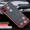 Coque Silicone IPhone XS Max Avec Pierres Swarovski Rouge -All For Phone Magasin coque iphone xs max frac2705