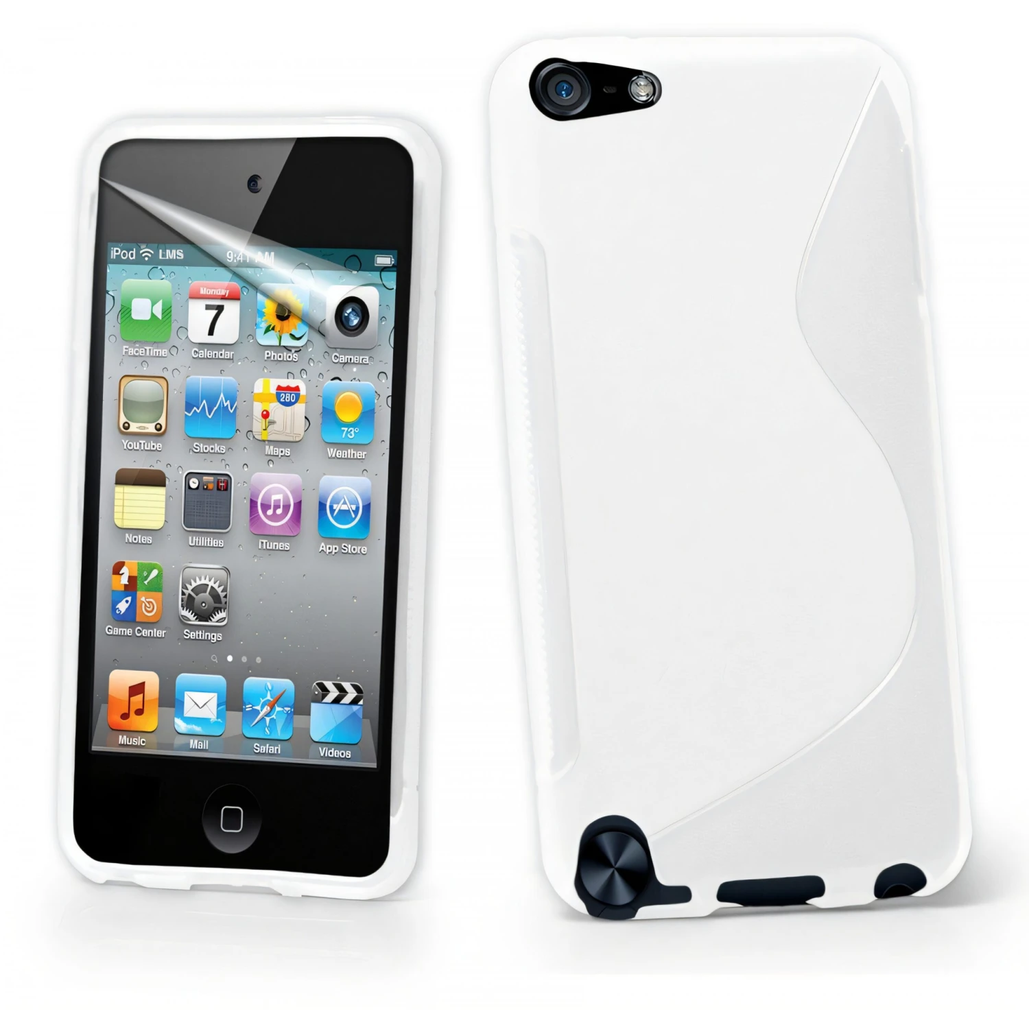 Coque Ipod Touch 4 Silicone S-Line Blanc 3 Coque Ipod Touch 4 Silicone S-Line Blanc